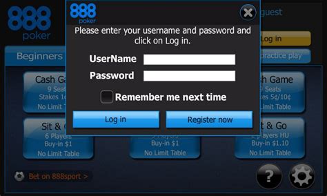 online poker 888 login